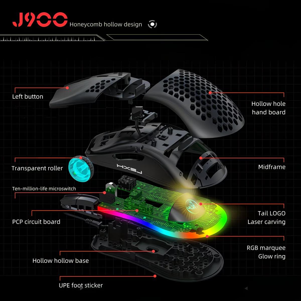 עכבר גיימינג RGB