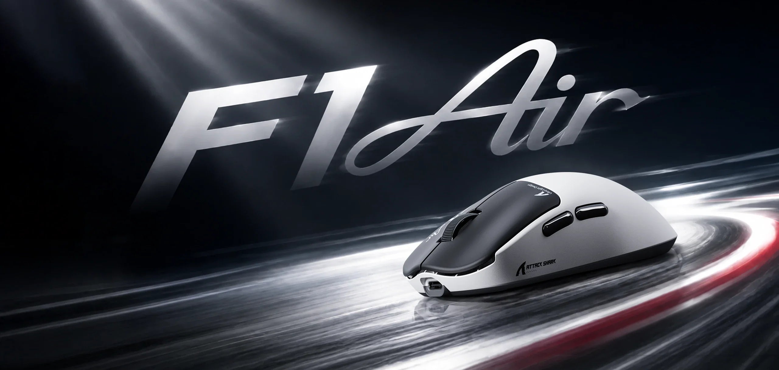 עכבר גיימינג אלחוטי ATTACK SHARK F1 AIR