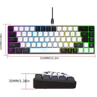 מקלדת גיימינג בעלת ביצועים גבוהים עם RGB