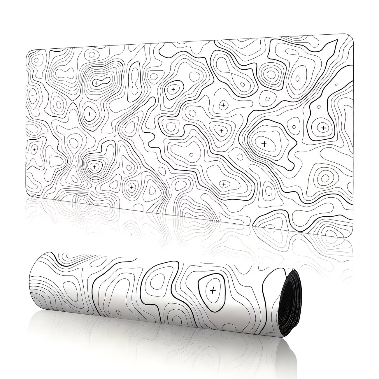 white gaming mousepad