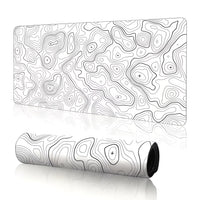 white gaming mousepad