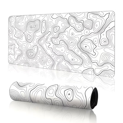 white gaming mousepad