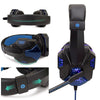 אוזניות משחקים עם מיקרופון ותאורת RGB
