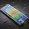 ערכת מקשים PBT דאבל שוט – עברית ואנגלית, סט מלא 108 מקשים, תואם RGB