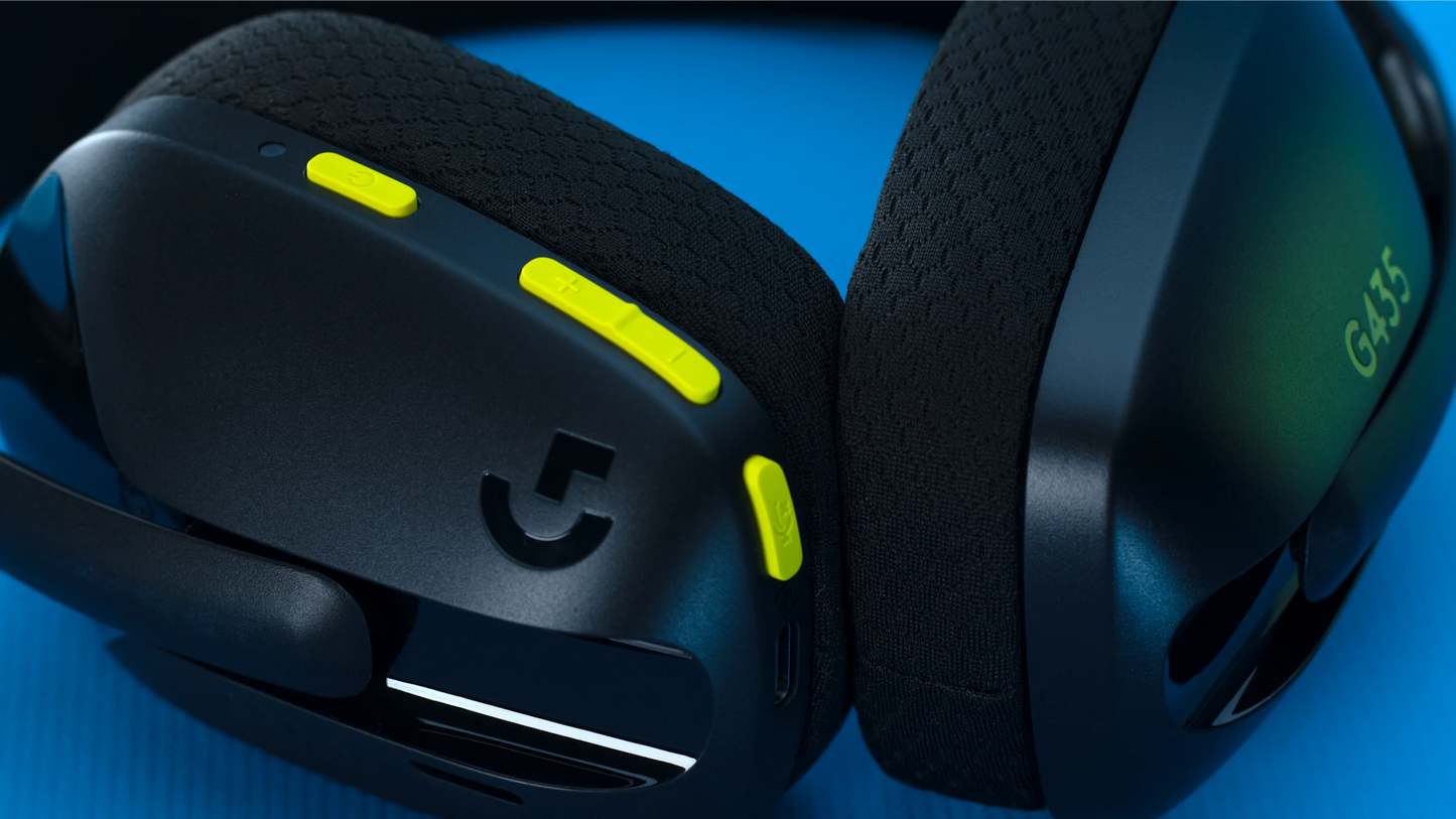 Logitech G435 אוזניות משחק משחקים