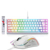 ערכת גיימינג Topo-Edition RGB: מקלדת קומפקטית + עכבר גיימינג אופטי