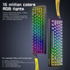 Free Wolf S68 – מקלדת גיימינג קומפקטית RGB 68 מקשים