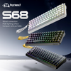 Free Wolf S68 – מקלדת גיימינג קומפקטית RGB 68 מקשים
