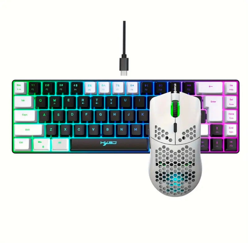 שילוב מקלדת ועכבר לגיימינג RGB